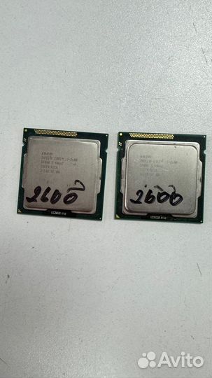 Процессор бу Core i7 2600 3.4 ghz неисправен