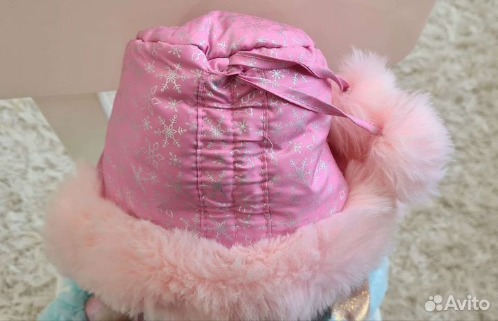 Шапка для девочки зимняя 50 р-р