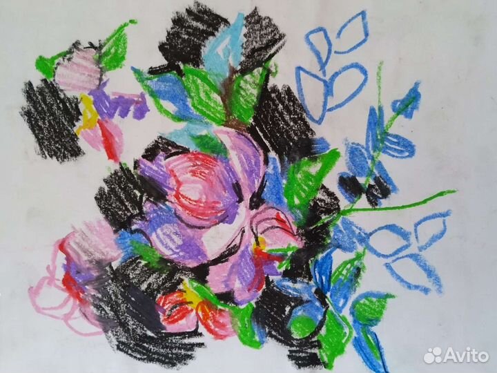 Этюд пастелью