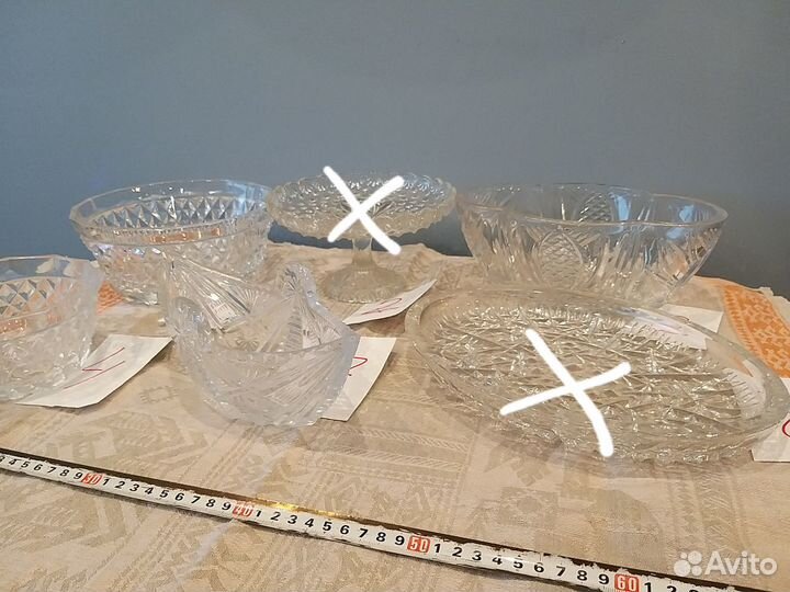 Хрусталь ссср, Чехия из серванта, винтаж