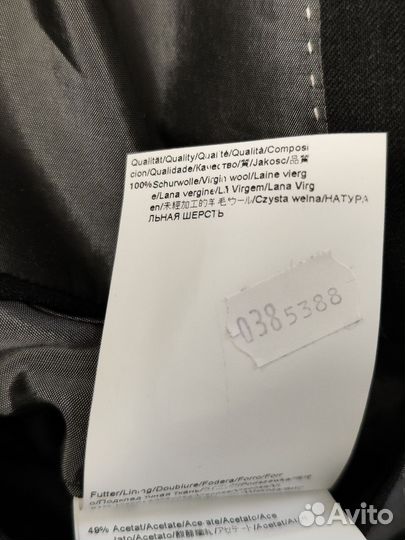 Новый пиджак blazer Hugo Boss