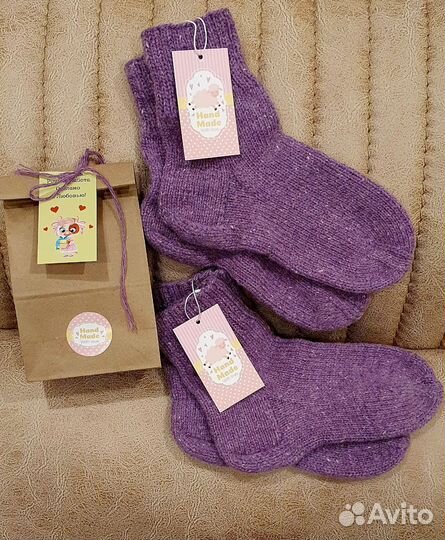 Носки вязаные ручной работы женские