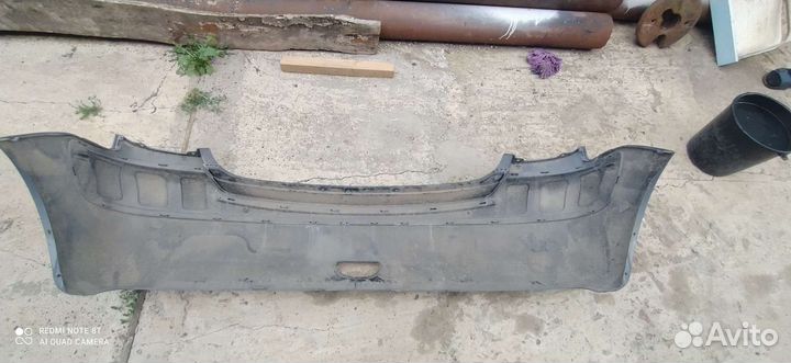 Задний бампер kia rio 2008