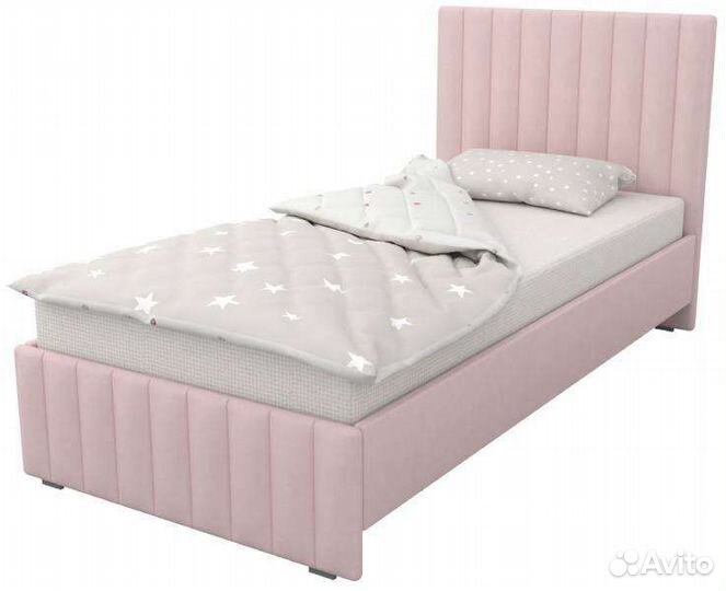Детская кровать с мягкой спинкой