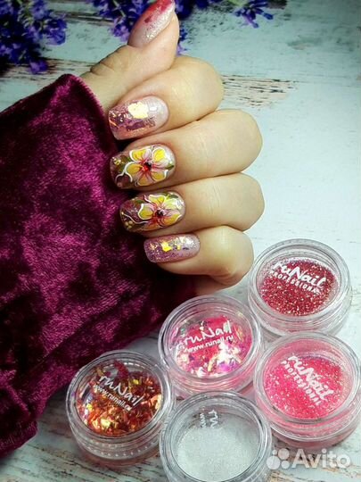 Набор для дизайна ногтей 6в1