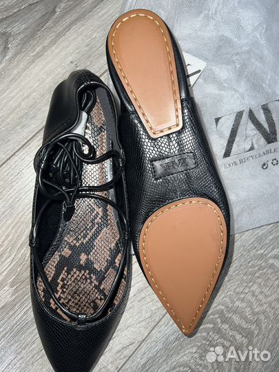 Балетки Zara новые 36 размер