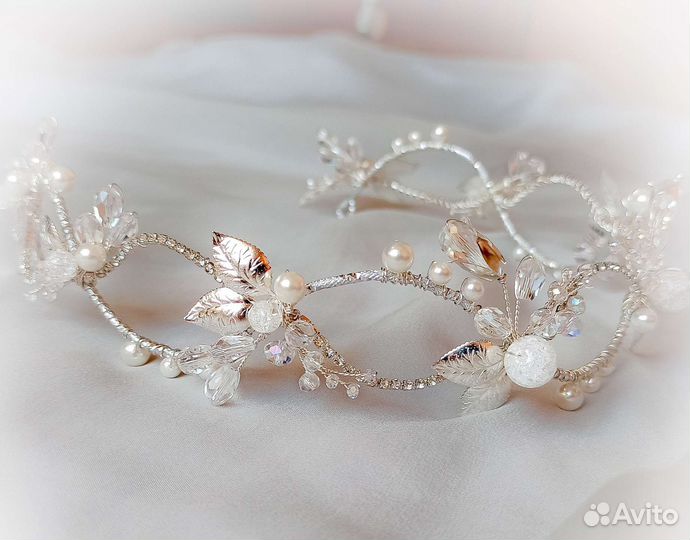 Свадебный венок. Украшение для волос