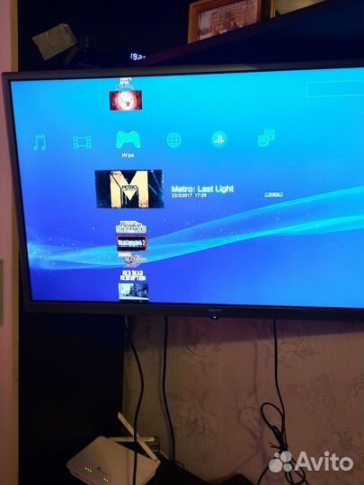 Sony playstation 3 slim прошитая 300 GB