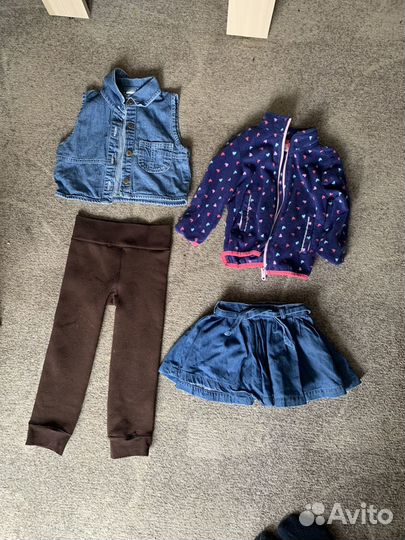 Полный гардероб для девочки 86-92