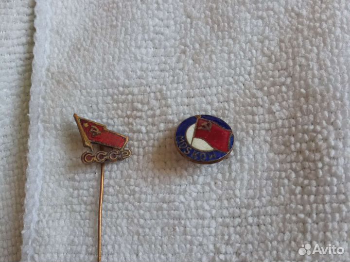 Значки горячая эмаль СССР. Разные