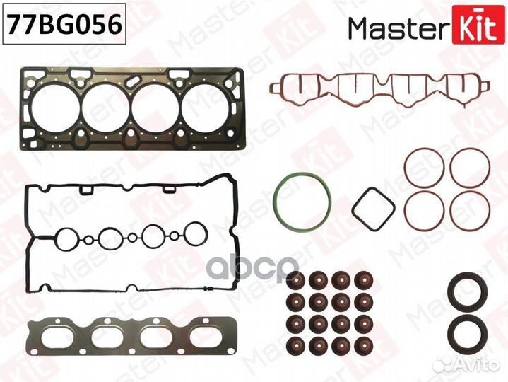 77BG056 к-кт прокладок гбц верхний Opel Astra
