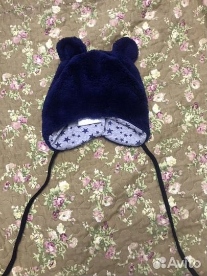 Шапка детская мишка