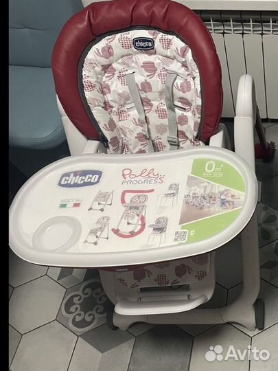 Стульчик для кормления chicco polly progress 5