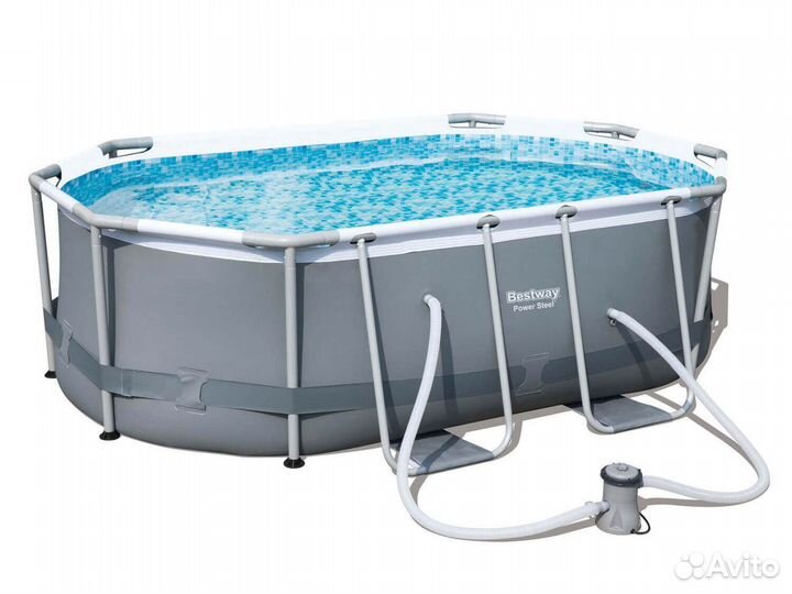 Бассейн каркасный Bestway Power Steel