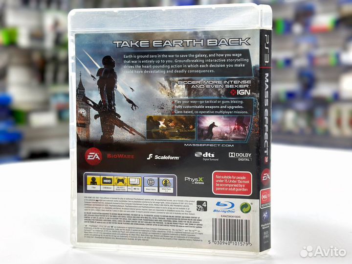 Mass Effect 3 (PS3) Б/У