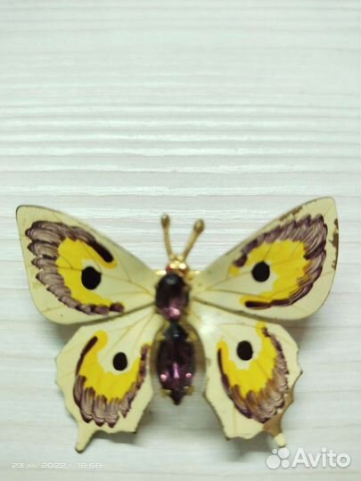 Винтажная брошь чехословакия