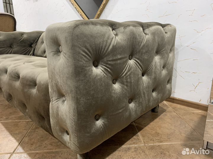 Кожаный диван IKEA