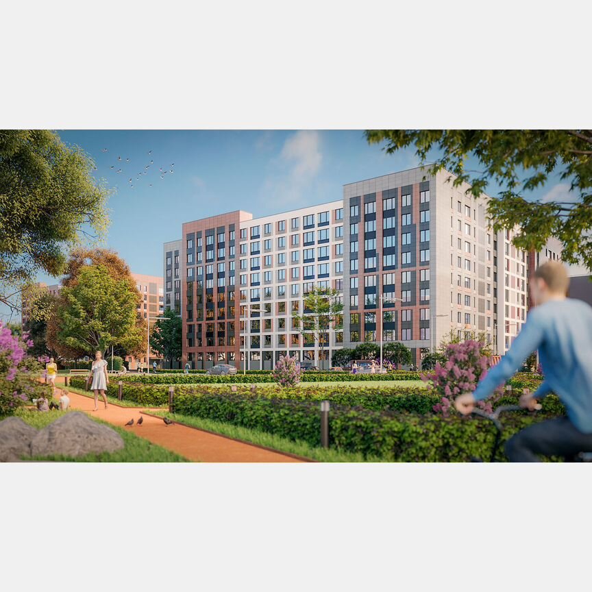 2-к. квартира, 58,3 м², 1/9 эт.