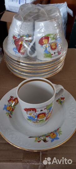 Набор столовой посуды для кормления детей