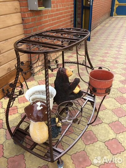 Кованная цветочница 