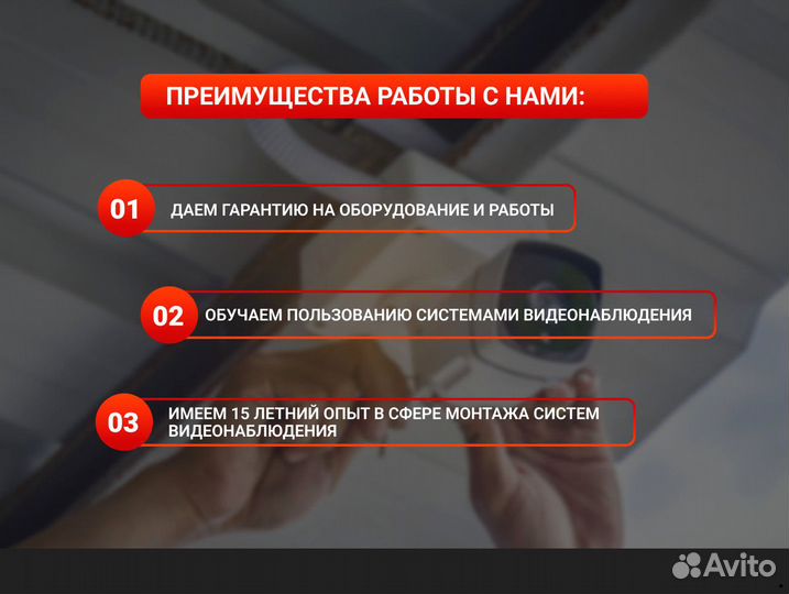 Комплект видеонаблюдения / Установка