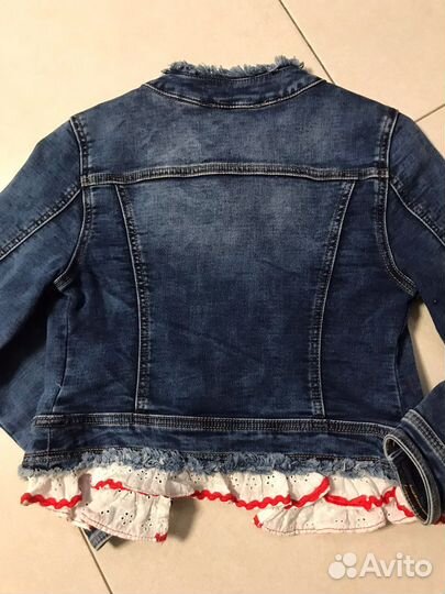Джинсовая куртка детская Monna Lisa 128-134