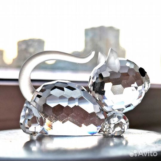 Статуэтка котенок, Чешский хрусталь Preciosa