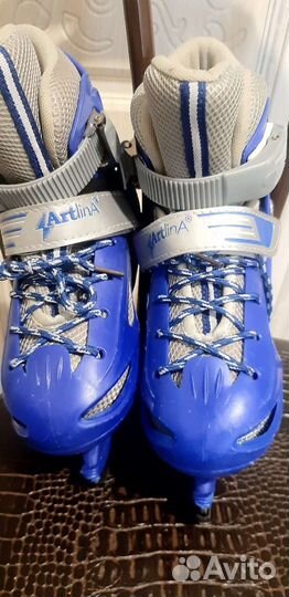 Коньки детские раздвижные 20-22