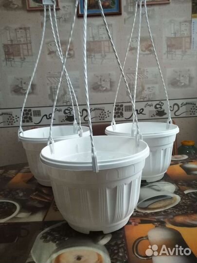 Кашпо для цветов подвесное, кашпо с автополивом