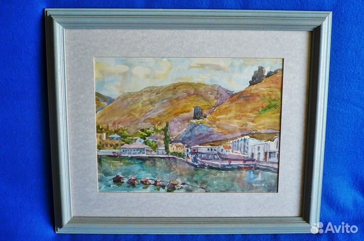 Балаклава Акварели 1996 г. Художник Терентьев А.С
