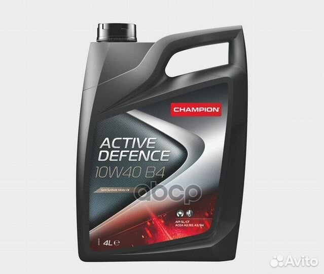 Масло моторное champion OIL Active Defence 10W