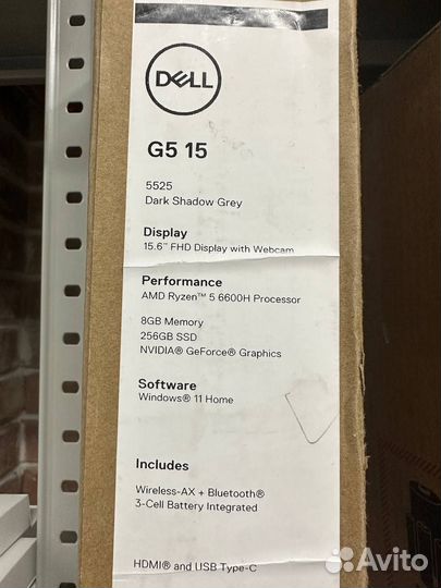 Ноутбук Dell G5 15 5525