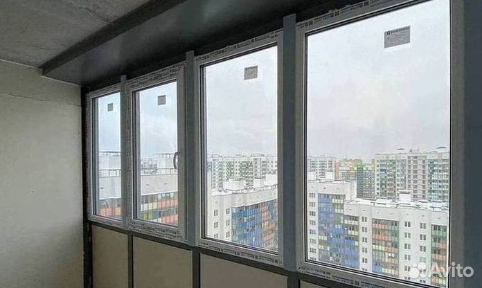 Остекление окон и балконов пвх