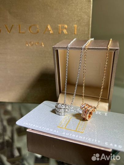 Кулон золотой Bvlgari