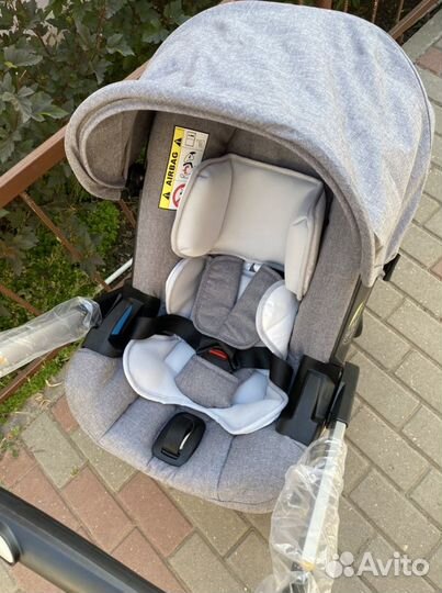 Новая коляска автолюлька 4в1 foo foo серая