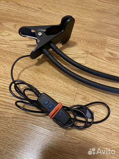 Лампа для селфи с прищепкой