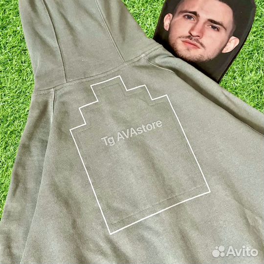 Зип худи Cav Empt базовое серое мягчайшее