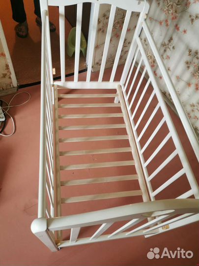 Детская кровать 120 на 60 с аксессуарами