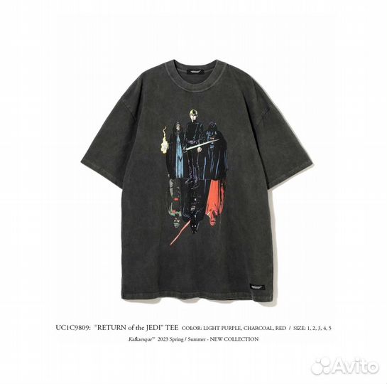 Undercover23SS x starwars Print T-Shirts