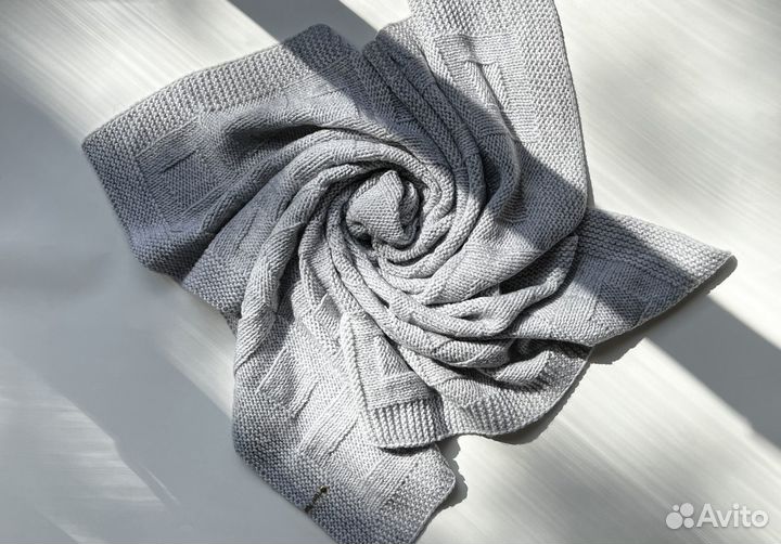 Плед детский вязаный