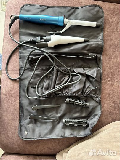 Плойка для волос philips с насадками