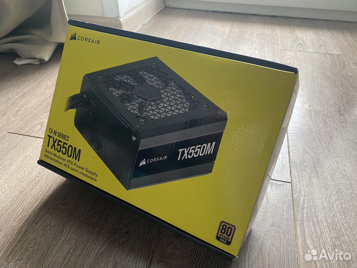 Блок питания для пк 550w corsair tx550m 80 gold