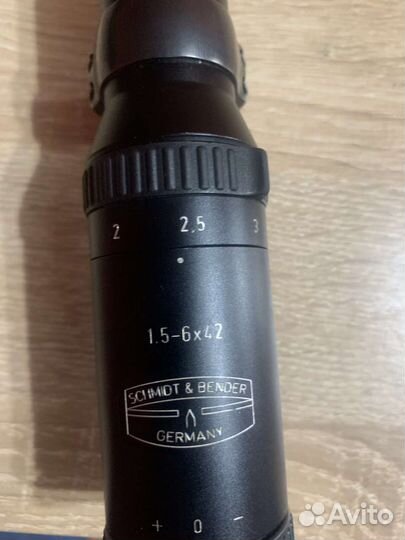 Прицел schmidt bender 1,5-6х42
