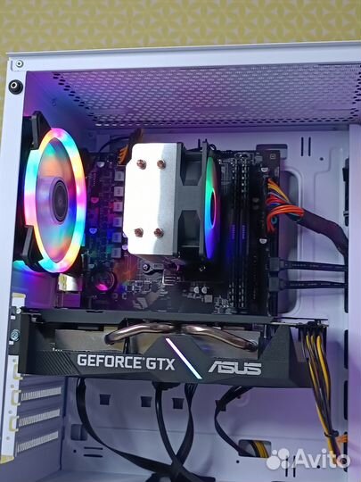 Игровой пк Ryzen 2600/GTX 1660Ti/ddr4 16gb/SSD