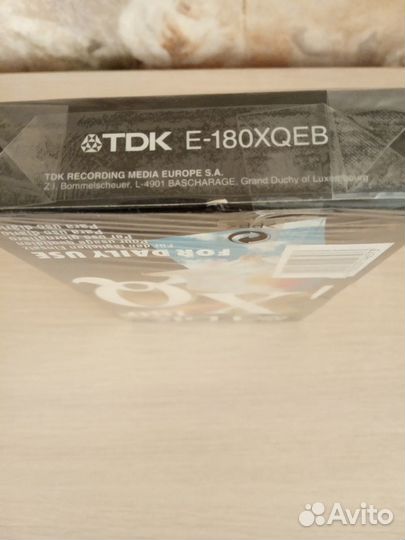 Кассета TDK -180. Новая