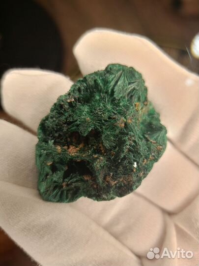 Плисовый малахит