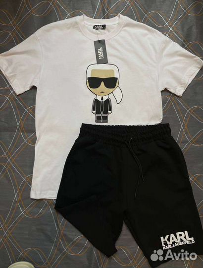 Футболки и шорты karl lagerfeld унисекс