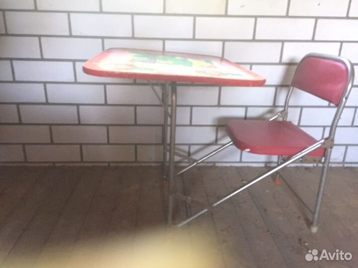 Детский стол и стул растущая парта