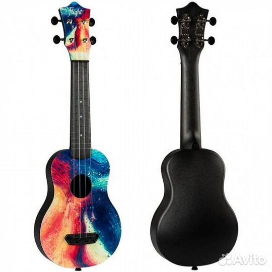 Flight ultra S-40 Swirl укулеле сопрано,серия Ultr