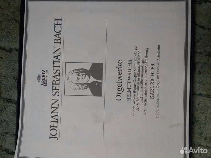 Бах И.С. редкий винил на 32 пластинках